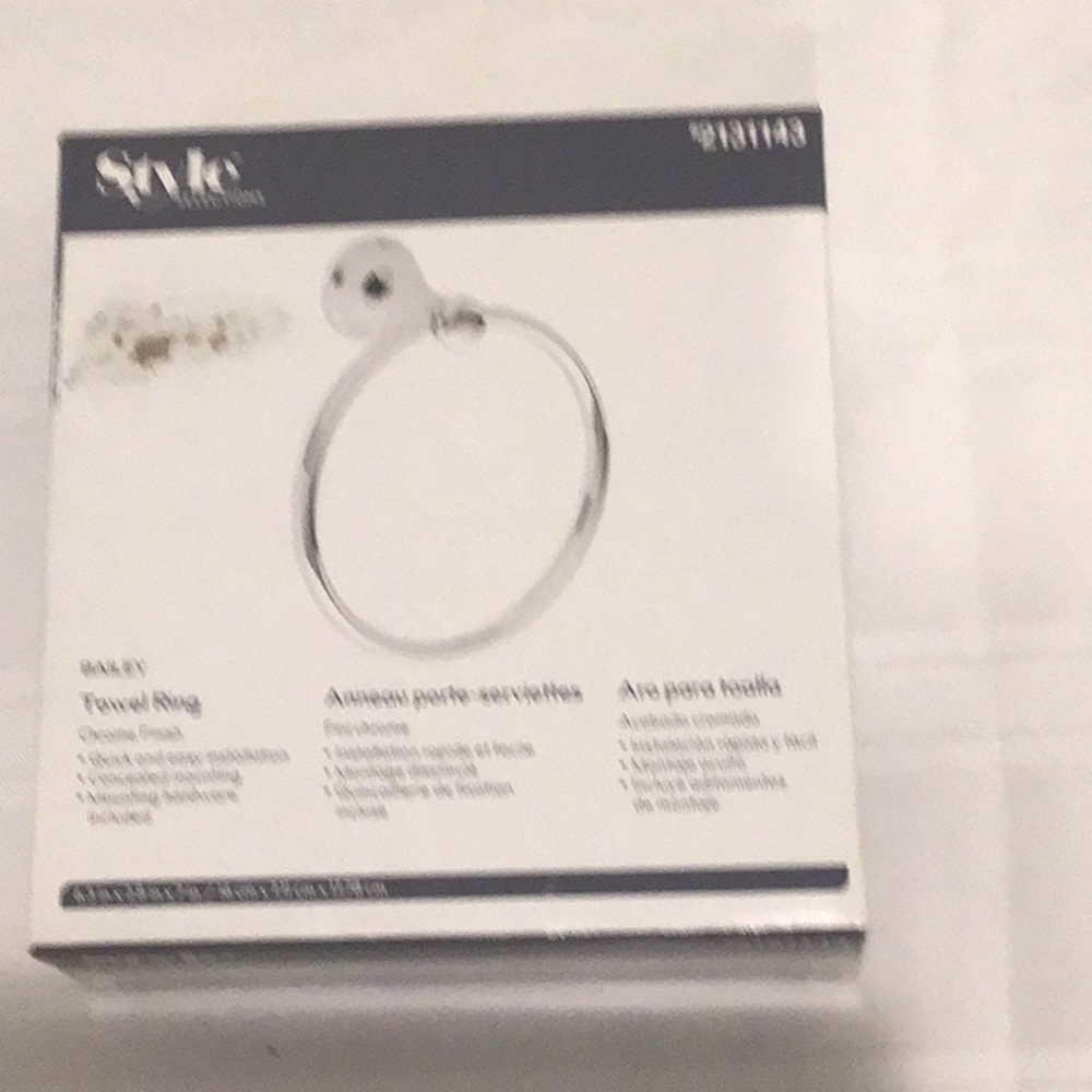 Silver Towel Ring
